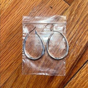 Silver Hoop Earrings